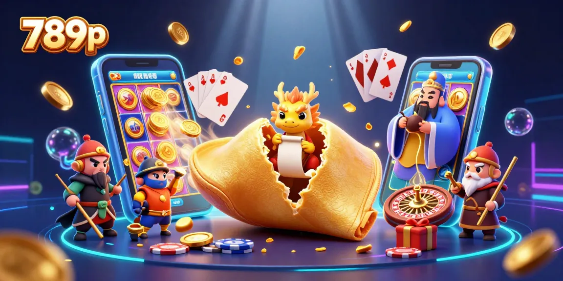 Engage with 789p's vibrant casino world featuring golden fortune cookie magic and thrilling slot games.