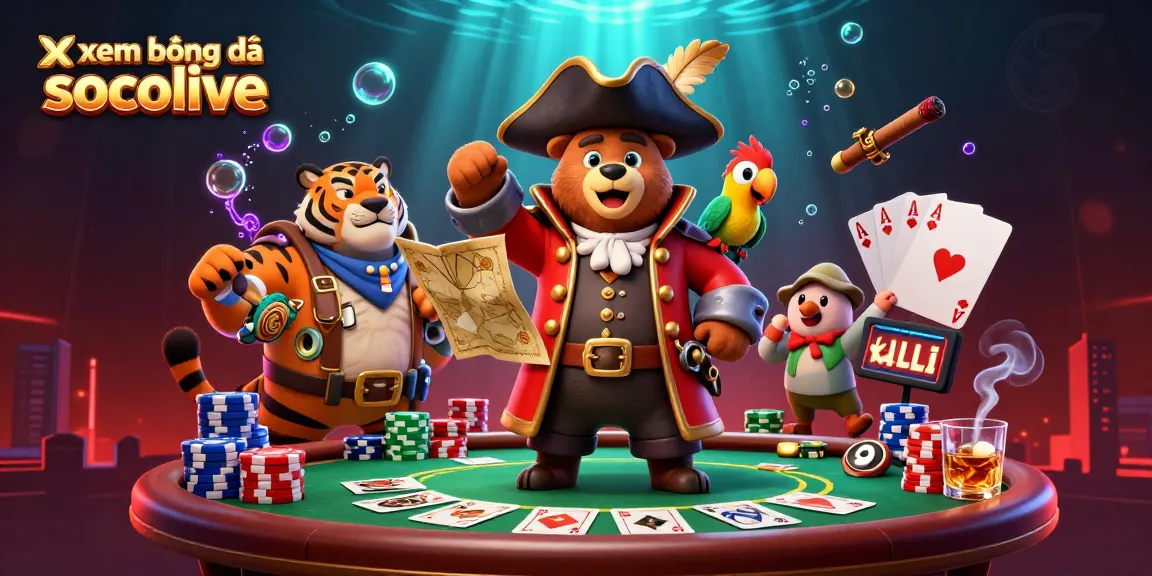 xem bóng đá socolive as players strategize in a vibrant casino scene filled with poker elements