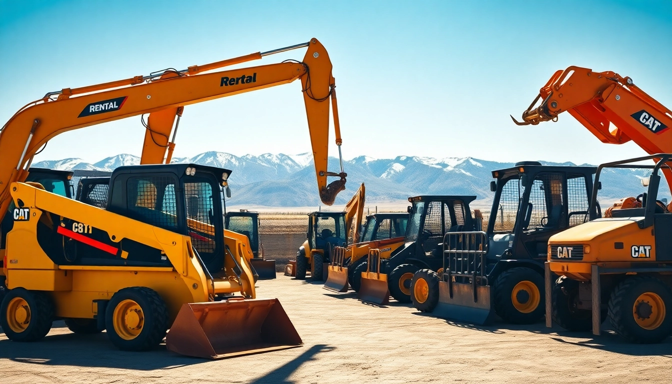 Explore Columbia falls equipment rental with a variety of heavy machinery ready for use.