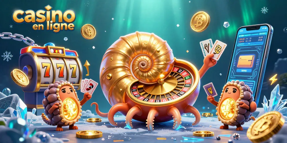 Jouer au casino en ligne avec des éléments immersifs et des cartes colorées dans l'illustration en 3D.
