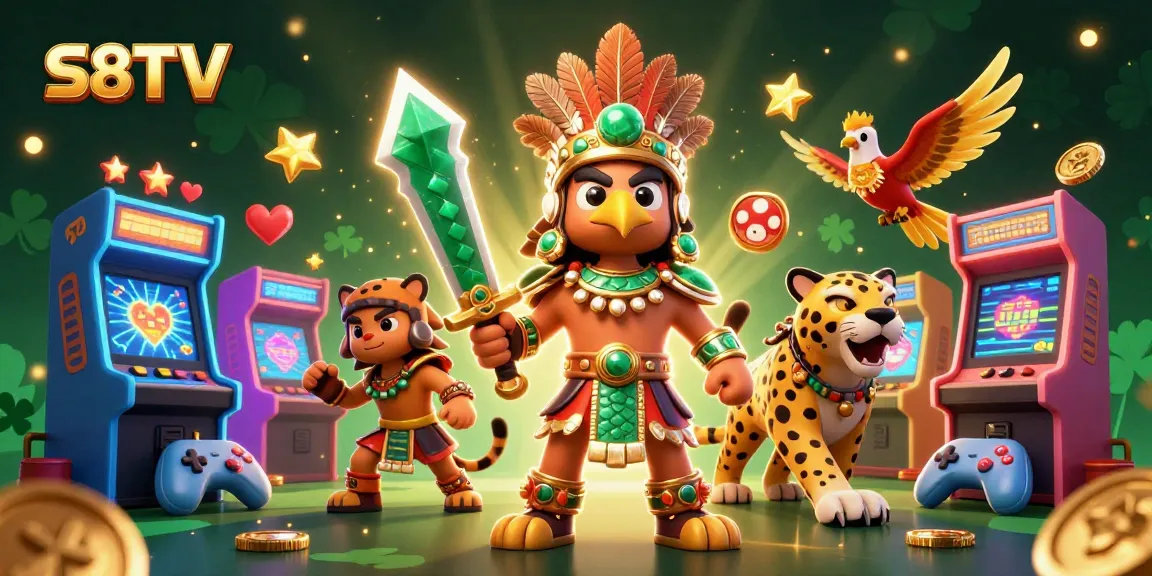 Experience thrilling gameplay of S8TV with vibrant characters and dynamic casino elements.