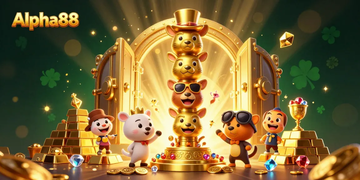 Experience fun with Alpha88 at our vibrant casino featuring rich 3D graphics and joyous characters.