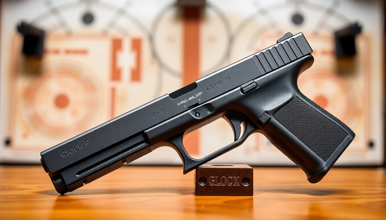 Showcase the glock 19 gen 5 mos slide with details and sleek design.