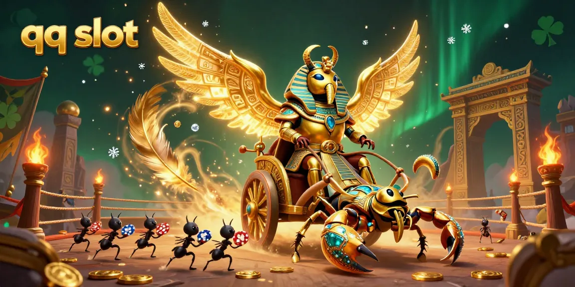 Experience the thrilling qq slot action with vibrant characters and casino elements in a captivating 3D scene.