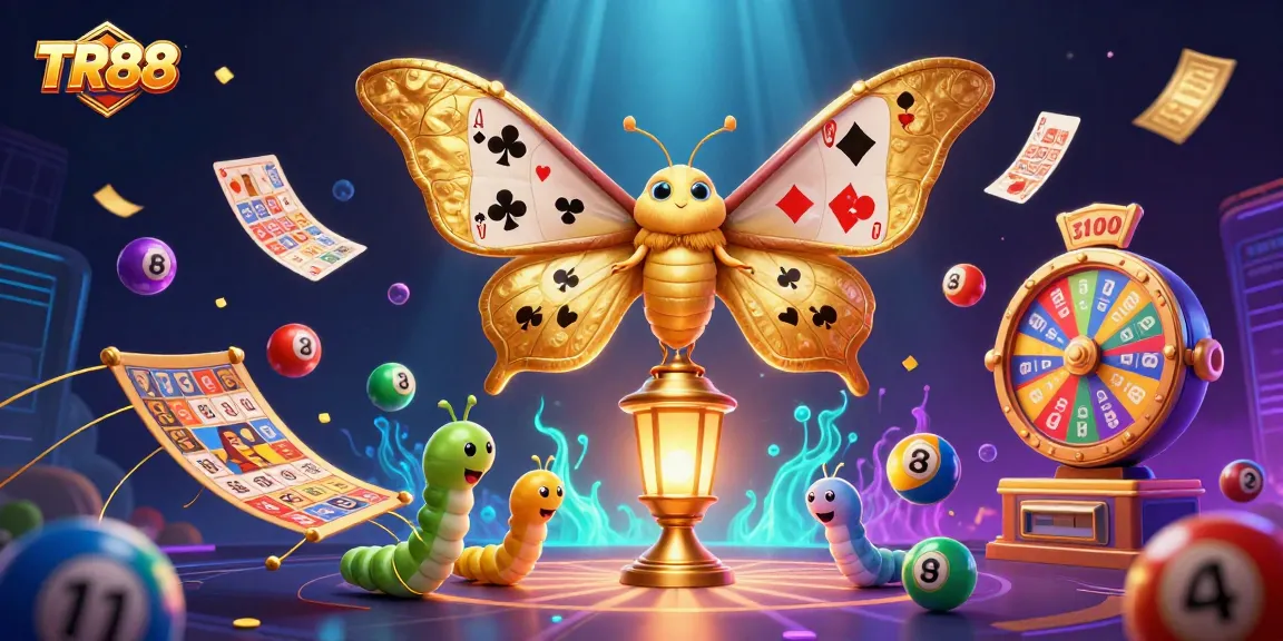 Experience excitement with TR88 where a vibrant casino scene comes alive with colorful elements.