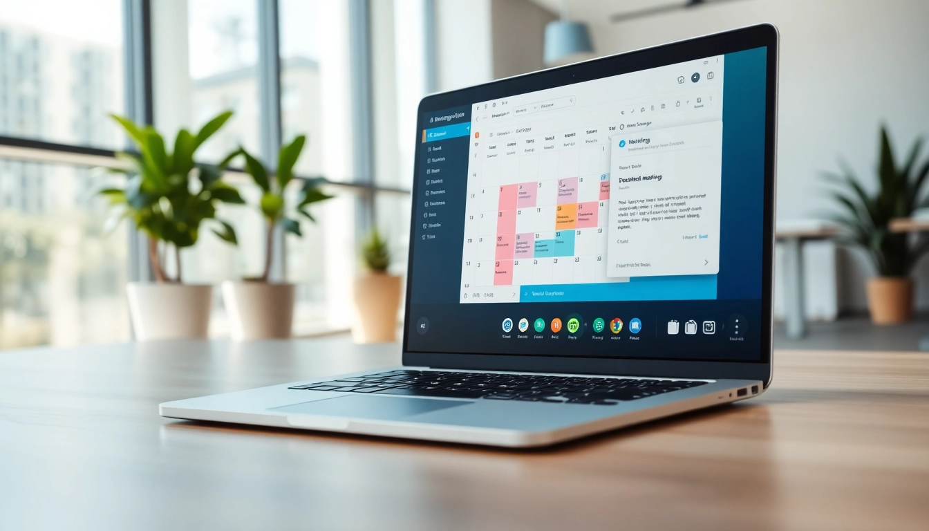 Showcase AI meeting scheduler email interface with a user-friendly design for efficient scheduling.